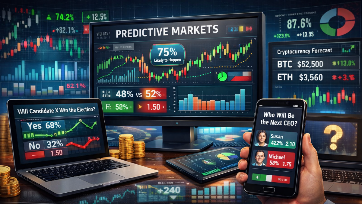 Mercados de predicción: $44.000 millones en 2026, récord de volumen