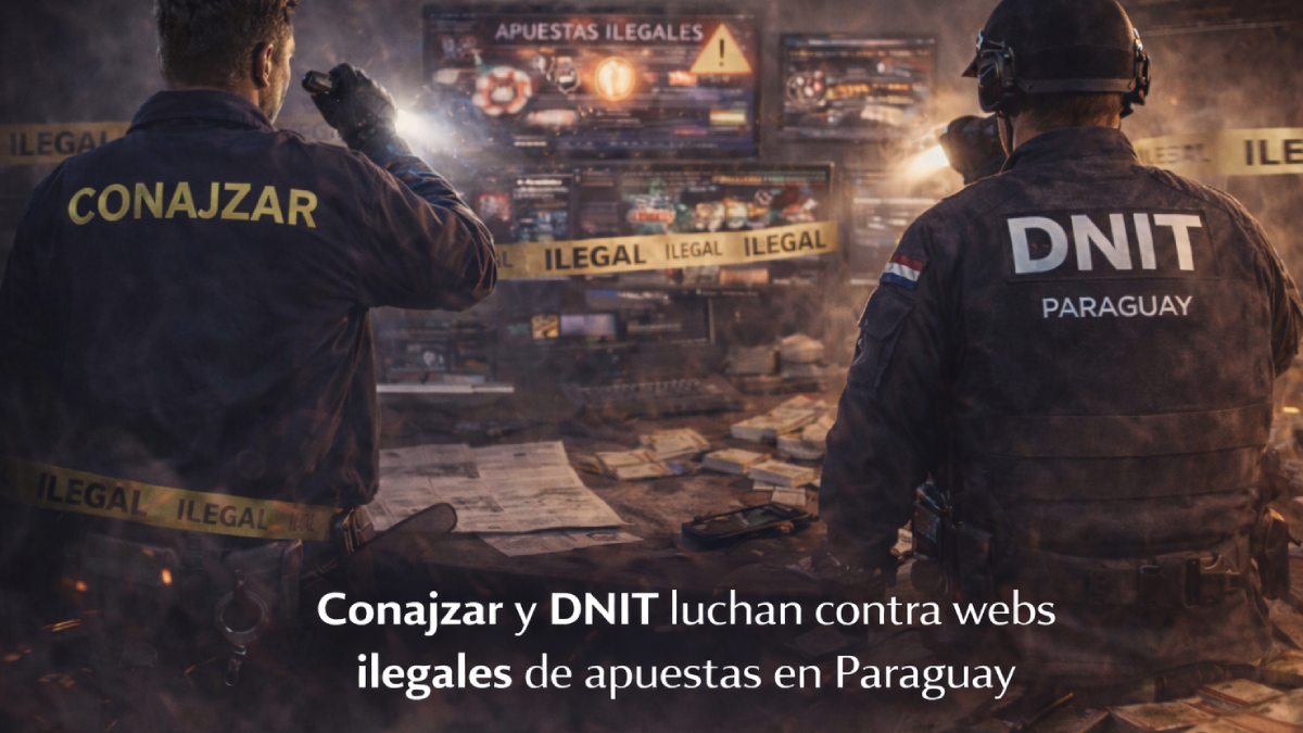 Conajzar y DNIT activan "maquinaria fiscal" vs. juego ilegal Paraguay