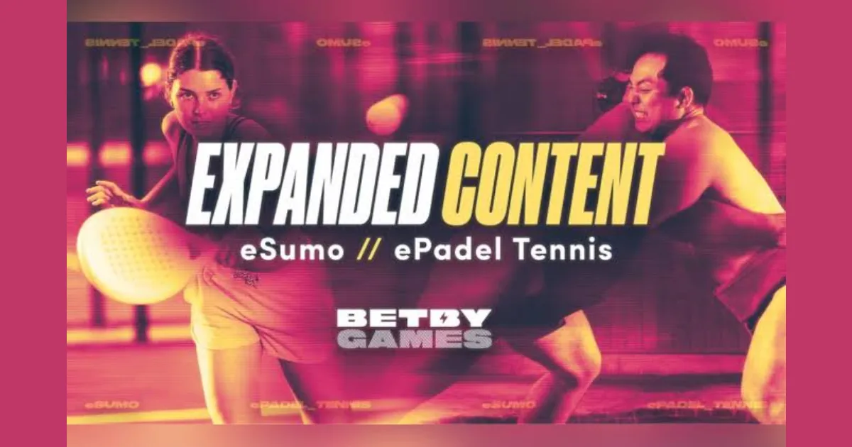 BETBY adds ePadel Tennis and eSumo to its esports portfolio