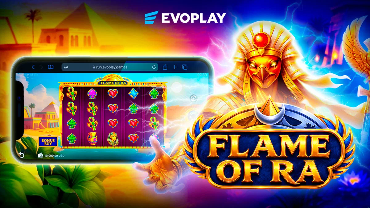 Evoplay lleva a los jugadores al Antiguo Egipto con Flame of Ra