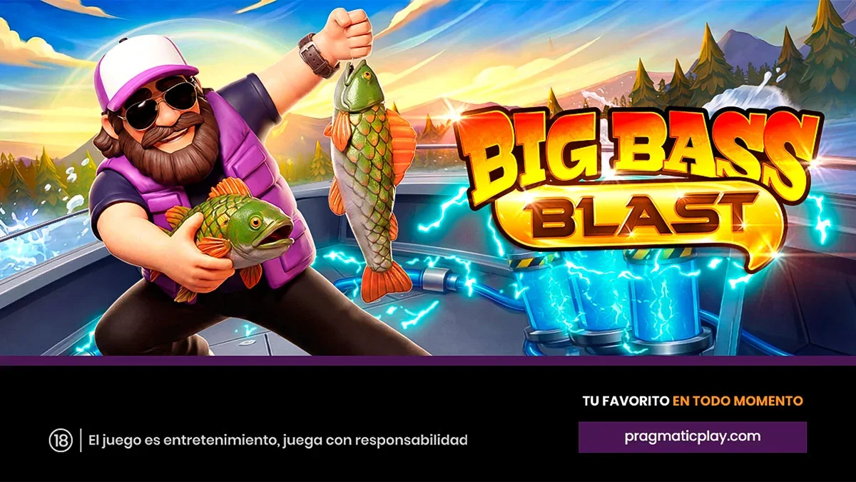 Pragmatic Play lanza Big Bass Blast con wilds con multiplicadores