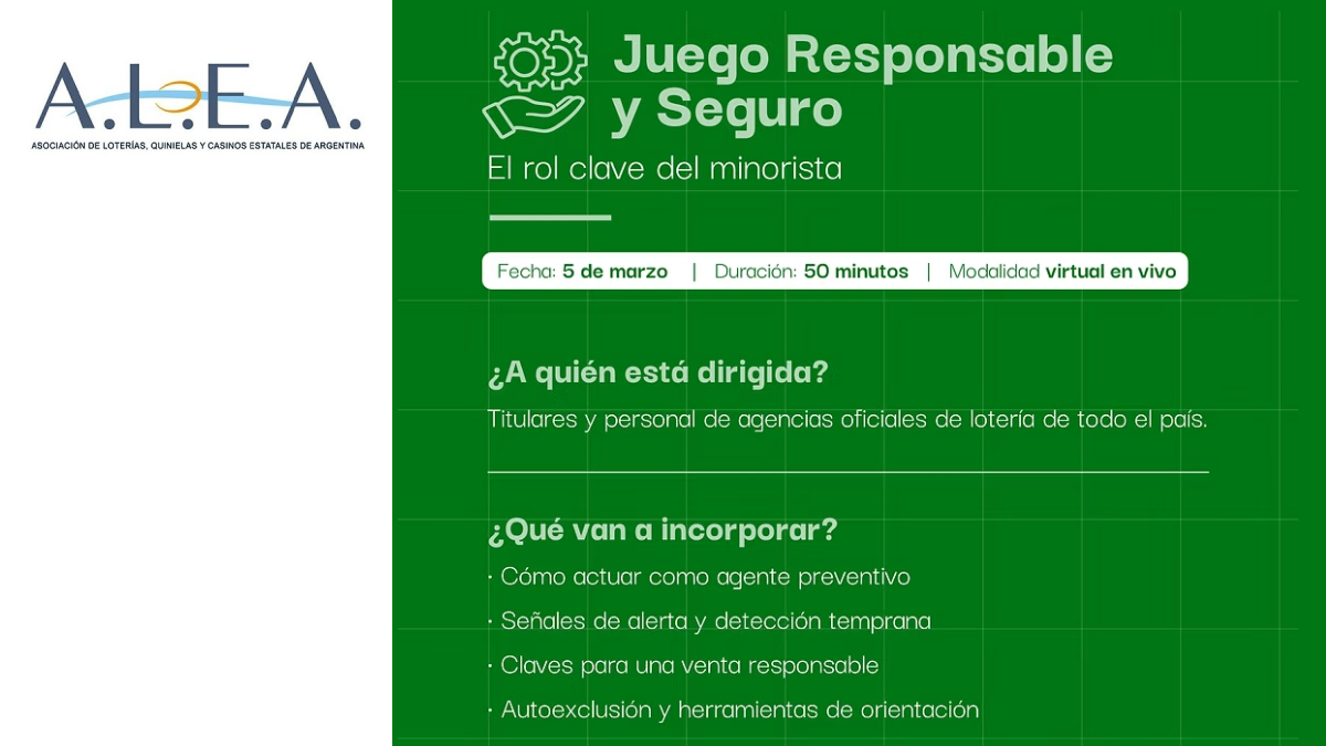 ALEA capacita agencias en Juego Responsable con formación virtual