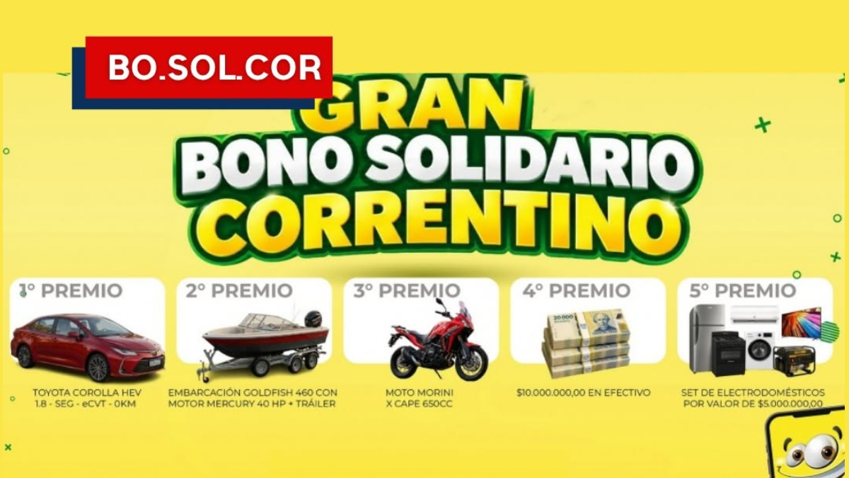 Loteria Correntina Bono Solidario