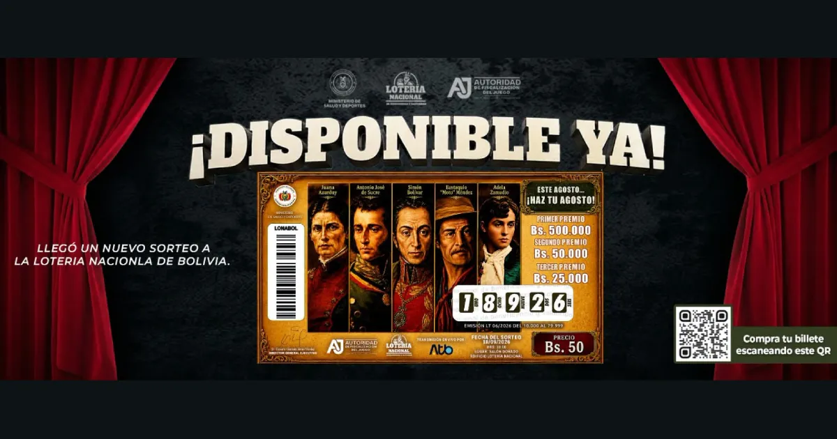 La Lotería de Bolivia lanza su nuevo sorteo Haz tu Agosto