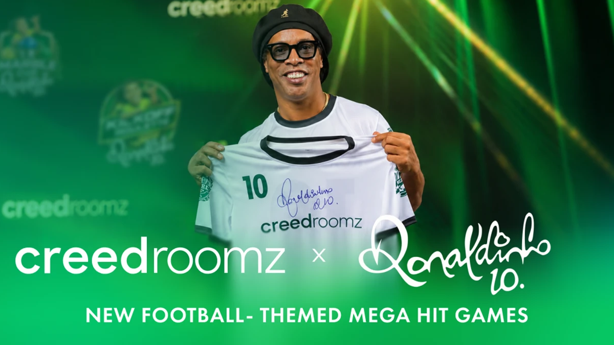 CreedRoomz lanza Kickoff Roulette con Ronaldinho de embajador