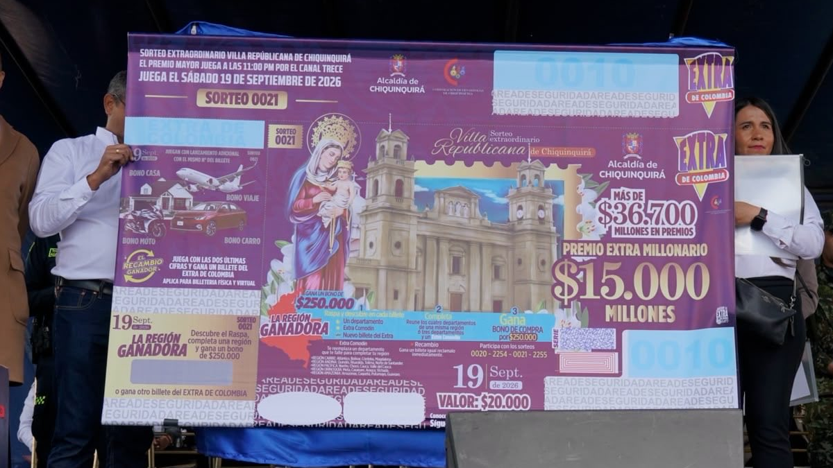 Coljuegos anuncia la vuelta de la Lotería de Chiquinquirá