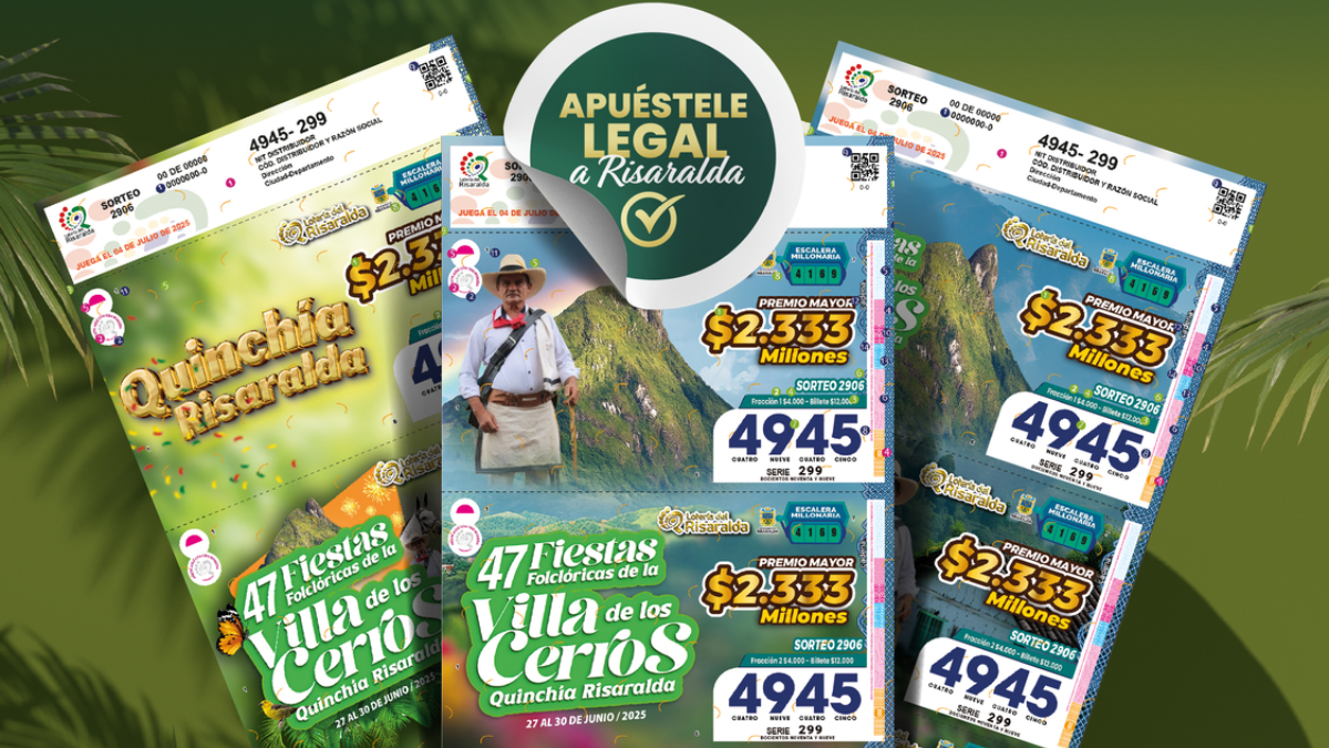 La Lotería del Risaralda anuncia ayuda social tras el terremoto
