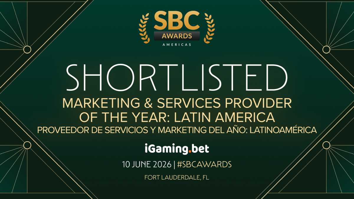 iGaming.bet finalista SBC Awards Americas 2026: Mejor Proveedor LatAm