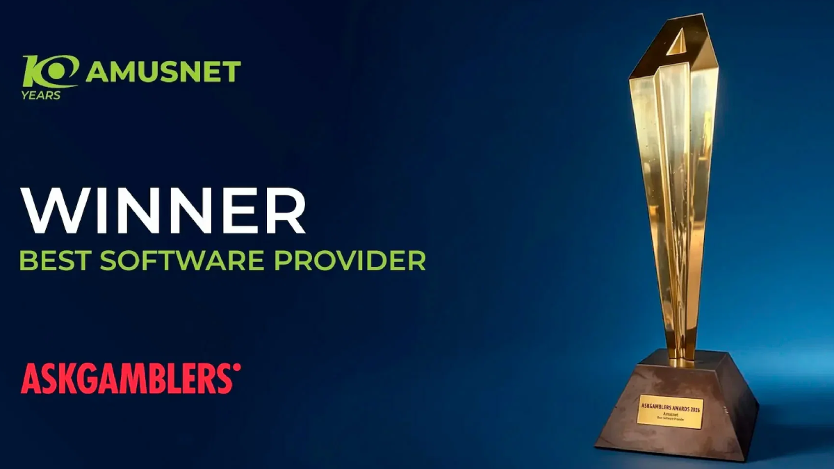 Amusnet wins best software provider at AskGamblers 2026