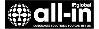 All-In Translations — Servicios Especializados logo